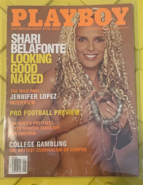 Playboy Magazine September Kerissa Fare Centerfold Shari Belafonte
