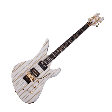 Schecter Synyster Gates Custom C Limited Edition White And Gold