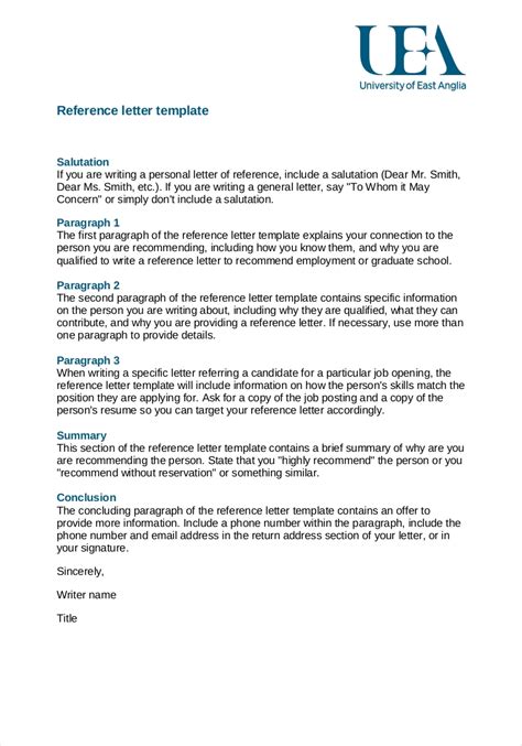 employee reference letter samples   examples