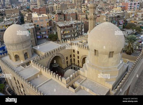 Cairo Egypt December 2015 Mosque Madrassa Of Sultan Hassan In The