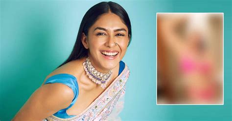 Mrunal Thakur Dons A Barely There Sizzling Pink Bikini Getting Trolled