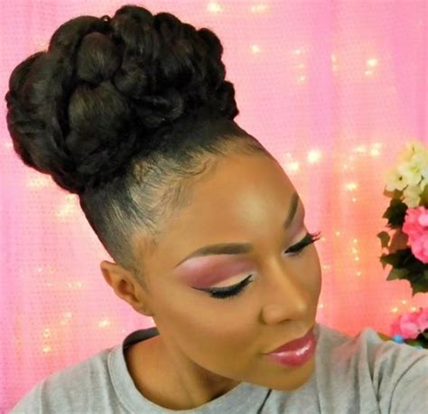 40 Updo Hairstyles For Black Women 2017