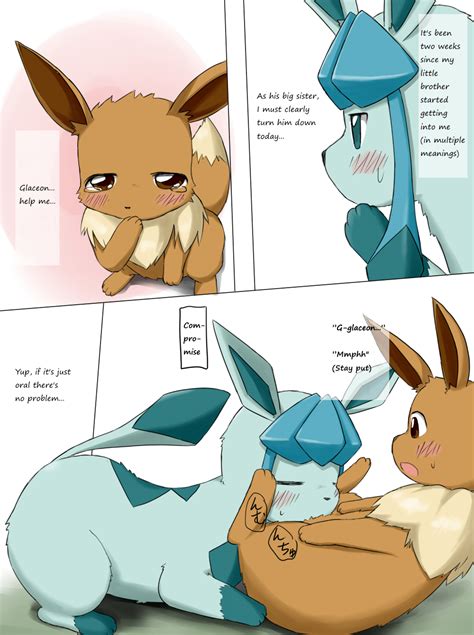 Rule 34 Brother Brother And Sister Eevee Eeveelution Female Fur Glaceon Incest Male Nezumi