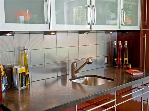 These kind of sinks are easier to install and are relatively cheap. Tile for Small Kitchens: Pictures, Ideas & Tips From HGTV ...