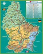 Large detailed tourist map of Luxembourg - Ontheworldmap.com