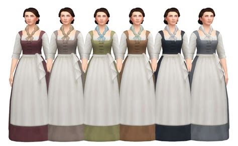 Bakers Wife Dress At Historical Sims Life Sims 4 Updates