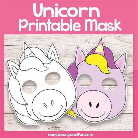 Printable Unicorn Mask Template Unicorn Mask Mask Template Unicorn