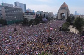 Más de 30 mil mujeres participan en la marcha del 8 de marzo en CDMX