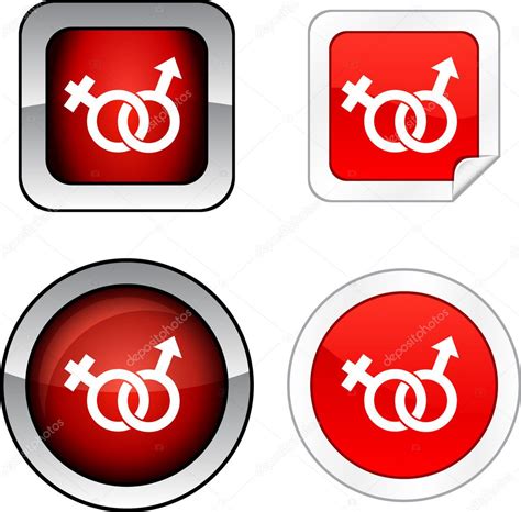 Sex Button Set Stock Vector Image By ©maxborovkov 5308750