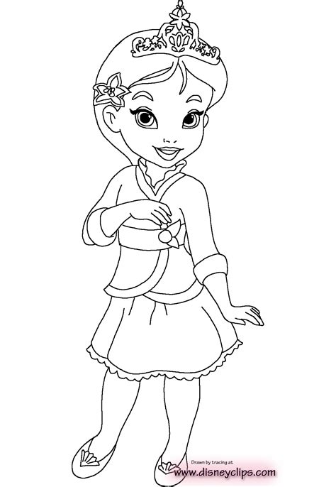Get Cute Baby Disney Princess Coloring Pages Pictures Colorist