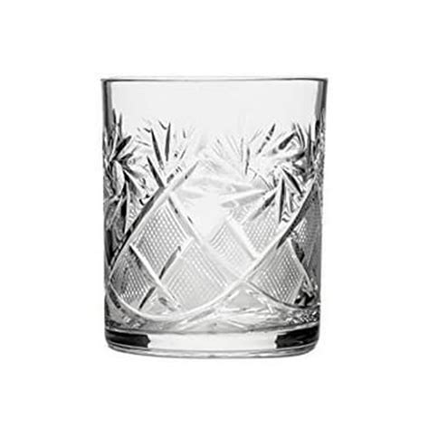 Set Of 6 Crystal Whiskey Glassware Set 11 Oz Glasses