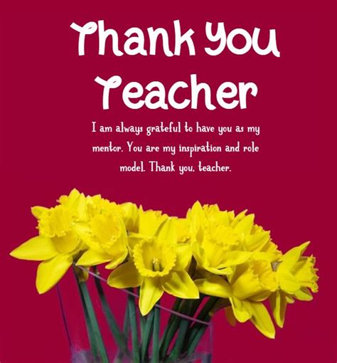 100 Thank You Teacher Messages Quotes Greetings Island Photos
