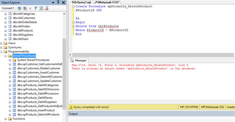 How To Create A Stored Procedure In Sql Server To Create A Table