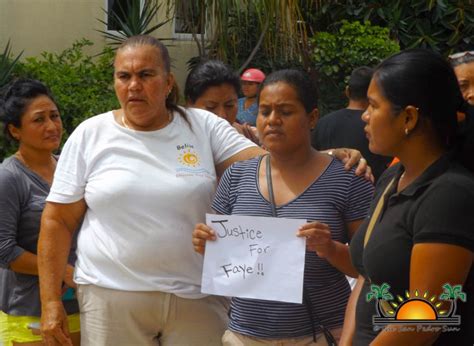 Islanders Demand Justice For Faye Lin Cannon The San Pedro Sun