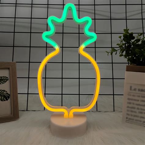 Pineapple Neon Sign For Animated Room Vibes Inspire Uplift