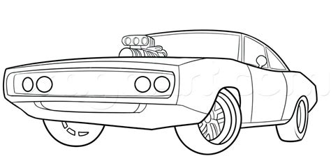 Dodge Challenger Drawing at GetDrawings  Free download