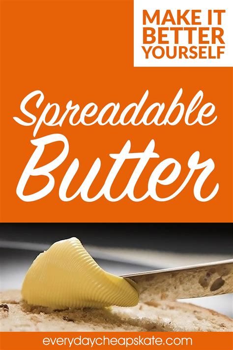 Spreadable Butter Recipe Homemade Butter Homemade Recipes Easy