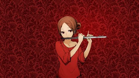 Music Orchestra Anime Girls Flute Original Characters Wallpapers Hd