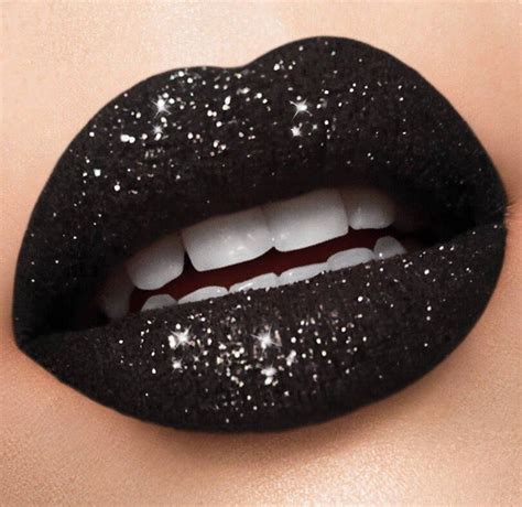 Black Glitter Lipset Liquid Lips Waterproof Smudge Etsy Glitter
