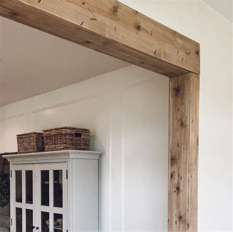 Faux Barnwood Beam Doorway 100 Diy Projects Beams Living Room