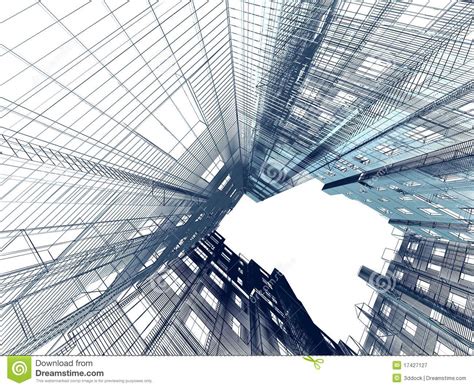 Abstract Modern Architecture Stock Illustration