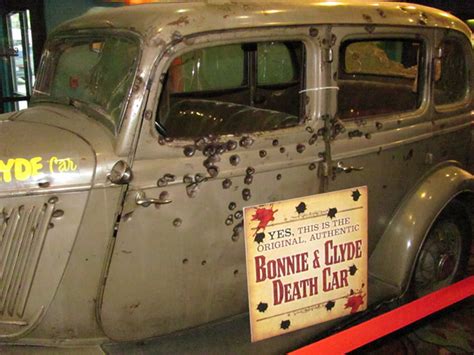 Bonnie And Clydes Car Bullet Riddled 1934 Ford