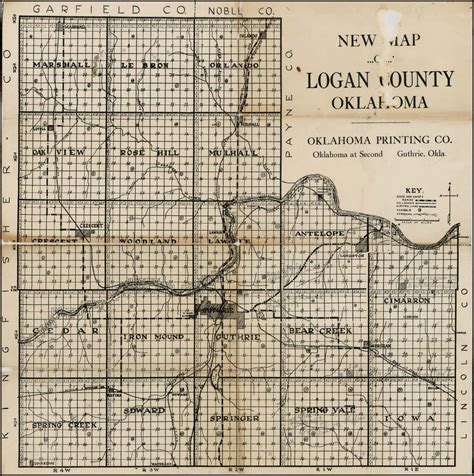 Logan County Oklahoma Map Campus Map