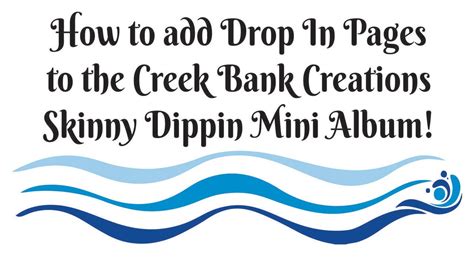 How To Build A Drop In Page Album With Creek Bank Creations Skinny