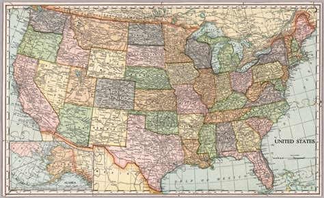 Usa Map With State Lines