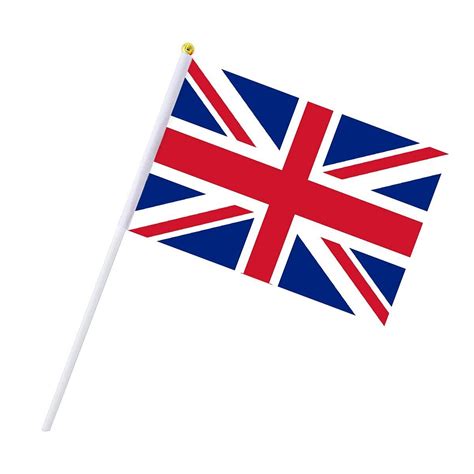 Union Jack Flags X10 Waving Hand New Event Party Royal King Charles