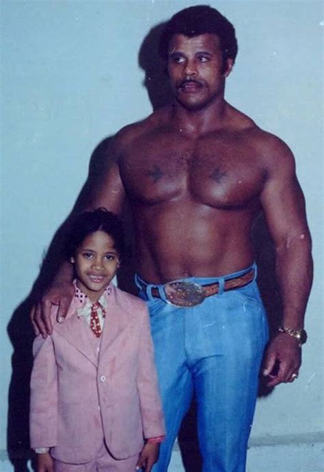 This particular paraphrasing of the question implies that it is asking about any random father's name. This Vintage Photo of The Rock Is Popping Off on the ...