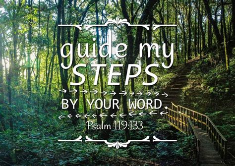 Psalm 119133 Guide My Steps By Your Word Canvas Wall Art Print