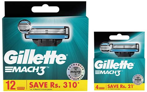 buy gillette mach 3 manual shaving razor blades 4s pack cartridge and mach 3 manual shaving