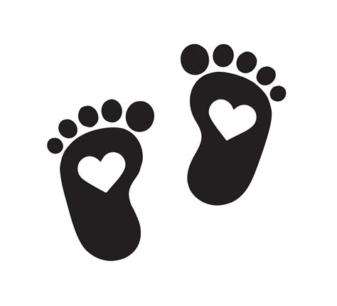 Baby Footprint Baby Feet Svg Instant Download Svg Png Eps Etsy