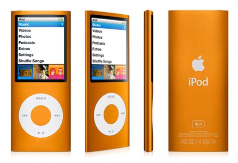 Apple Ipod Nano 4th Generation Chromatic Orange 16 Gb Mp3