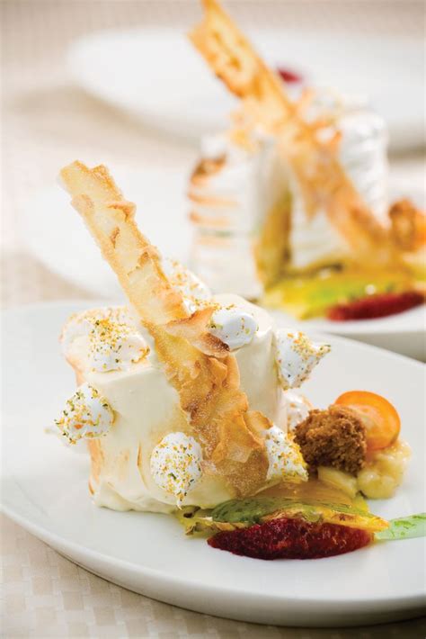 Desserts at tru include a vanilla parfait that's served with a surprising monkey sculpture. Frozen Tropical Fruit Terrine | Recipes | #plating # ...