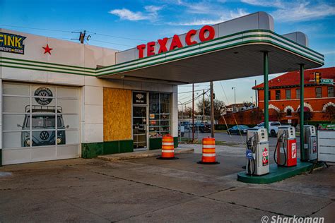 Old Texaco Gas Station By Sharkoman On Deviantart