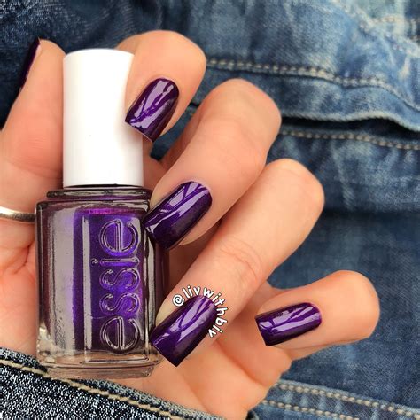essie sexy divide is so shiny love this purple polish magenta nails magenta nail polish