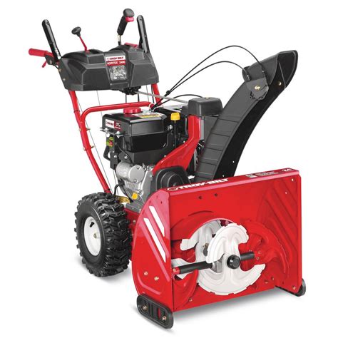 Know how to stop the machine and disengage them quickly. Troy-Bilt Vortex 24 in. 277cc Three-Stage Electric Start ...