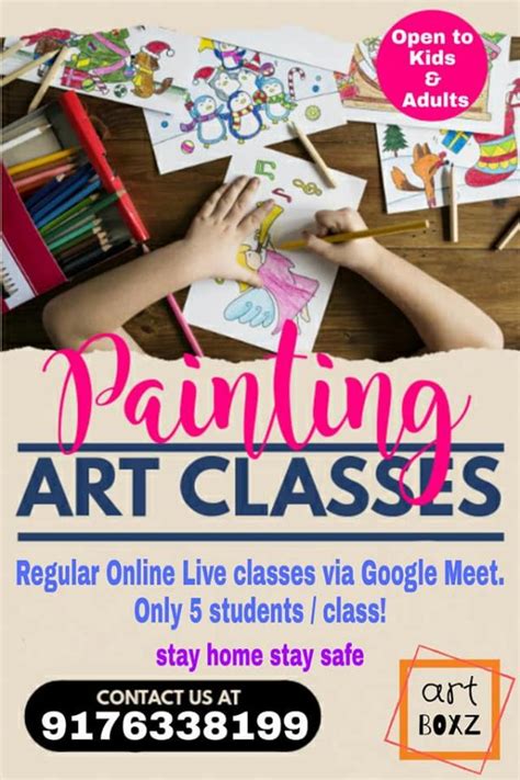 Online Art Classes By Art Boxz Kids Contests