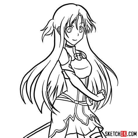 Asuna Sword Art Online Drawing