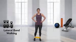 How To Do Lateral Band Walking Youtube
