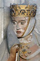 Detail of the statue of Uta von Ballenstedt from the Naumberg Cathedral ...