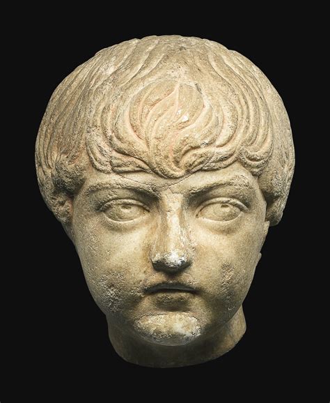 A Roman Marble Portrait Head Of A Heads Sothebys