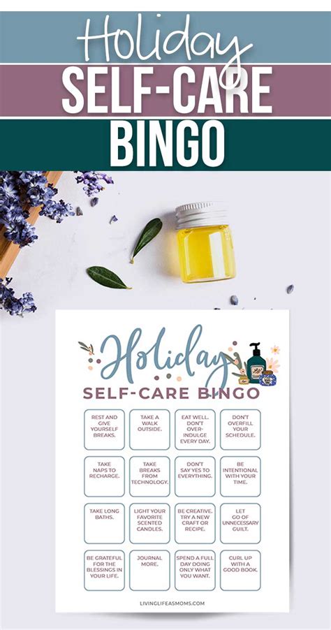Holiday Self Care Bingo Printable Free Homeschool Deals