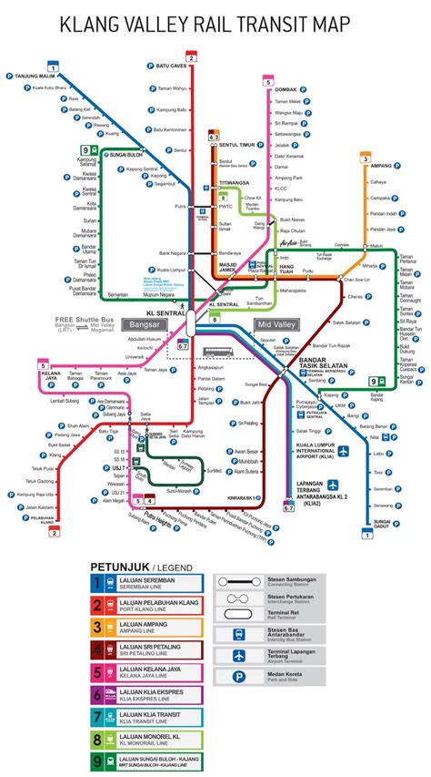 Malaysia Mrt Route Map Getting Around Mrt Com My Find Malaysia
