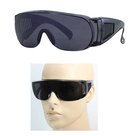 1 pc large fit over sunglasses safety cover all lens uv protection glasses black