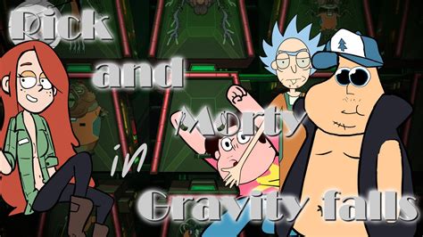 Rick And Morty In Gravity Falls Steven Universe Animated Porody