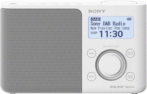 Sony Xdr S61d Dab Portable Radio Aux Dab Fm White