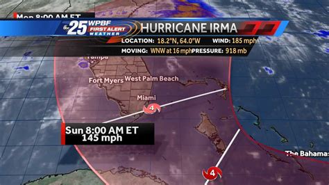 Irma Now A Dangerous Category 5 Hurricane With Winds At 185 Mph